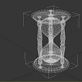 Retro Hourglass 3d model