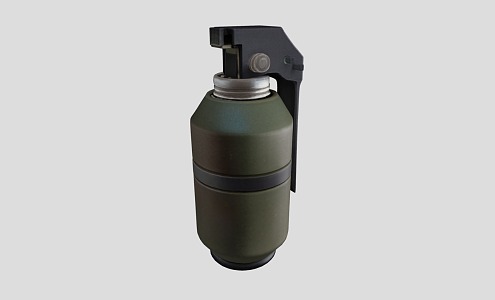 Grenade mine cantaloupe grenade bomb high explosive grenade weapon World War II US military grenade military grenade 3d model