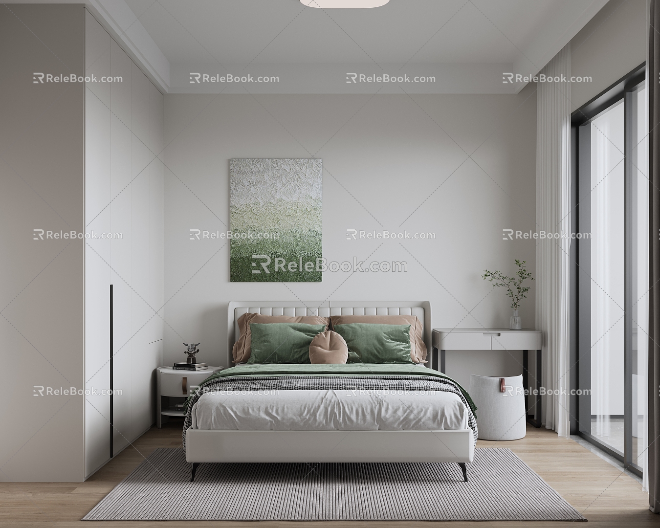 Modern Bedroom 3d model