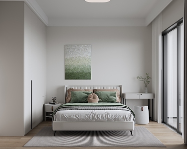 Modern Bedroom 3d model