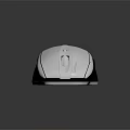 White and Black Computer Mouse with Modern Sleek Design for Desktop PC and Laptop Use 3d model