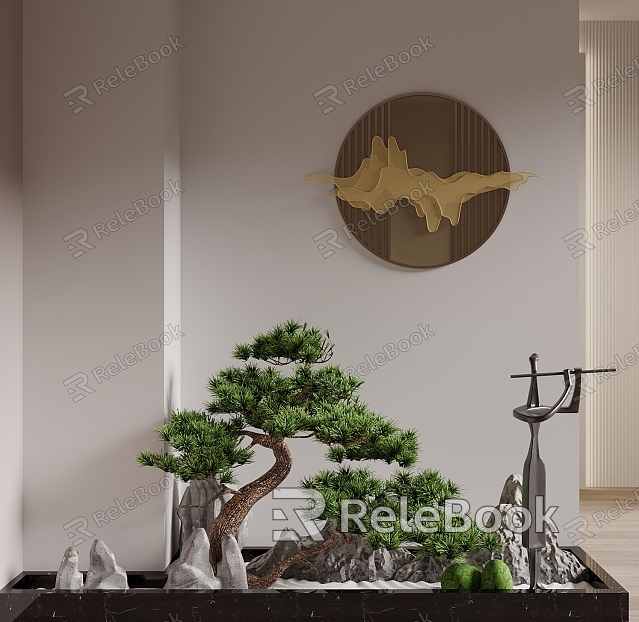 New Chinese landscape partition model