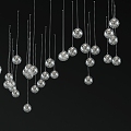 Crystal chandelier 3d model