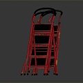 Mobile Iron Frame Mobile Iron Ladder Mobile Ladder Outdoor Articles Realistic 3d model