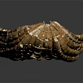 Handcrafted Traditional Wooden Boat With Natural Wood Grain And Decorative Planks