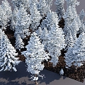 Trees Snowscape Trees Snowy Trees Snowscape Trees Winter Trees 3d model