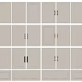 Various Design Styles Of White Panel Doors With Metal Handles And Drawer Fronts