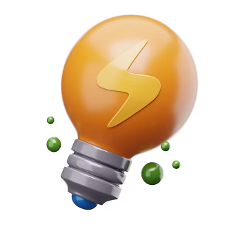 Modern light bulb cartoon light bulb cartoon light bulb 3d model