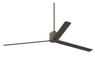Modern Black Metal Chandelier With Sleek Long Rod And Blade Like Arms 3d model