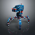 Robot Assistant Small Robot Butler Robot Butler Figure Game Figure 3d model