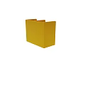 Practical Yellow Storage Organizer With Multiple Compartments For Office Supplies