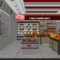 Modern Campus Fruit Store Offers Fresh Quality Produce And Intelligent Convenient One Stop Shopping Experience