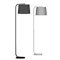 Modern Floor Lamps With Gray And White Lamp Shades In Minimalist Design