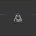 Detailed 3D Helicopter Model Featuring Rotors and Fuselage Structure