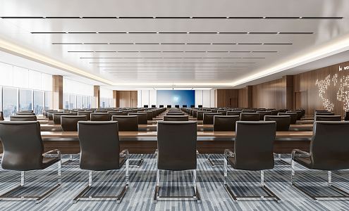 Modern Conference Hall Report Hall 3d model