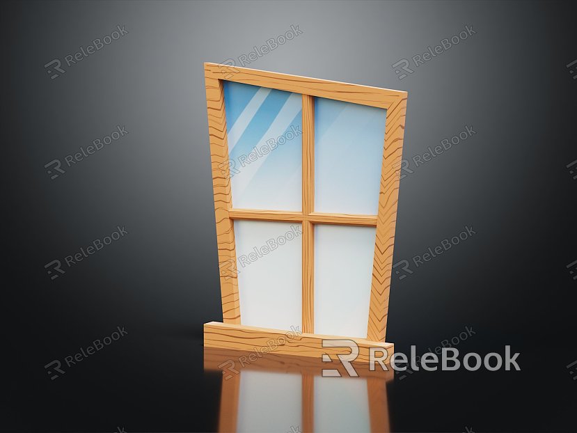 modern window cartoon window window glass window model