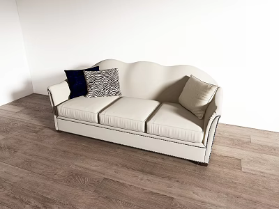 Jane Europe sofa three-seat sofa 3d model