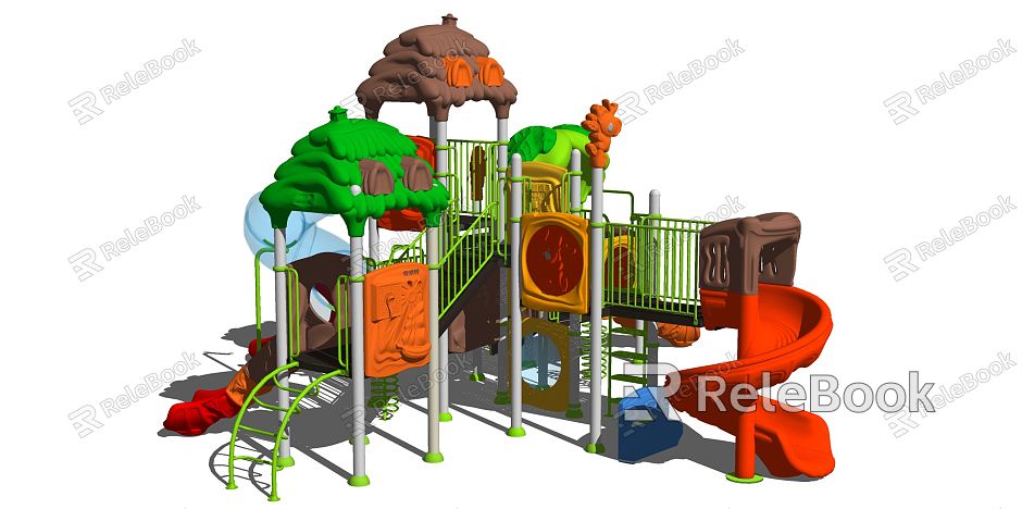 Modern slide children's slide model