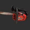 Red Chainsaw Power Tool Featuring Sharp Blade And Handle For Wood Cutting 3d model
