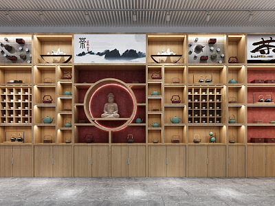 New Chinese Tea Shop 3d model