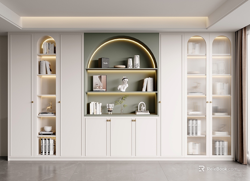 French Bookcase texture