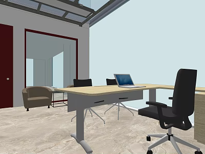 Modern Office Office Meeting Room 3d model