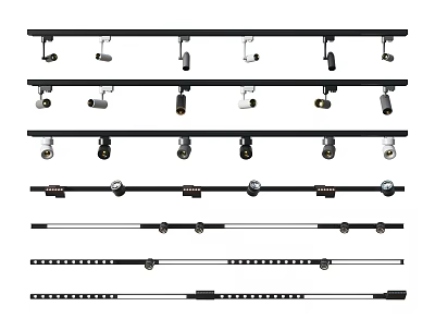Modern Spotlight Magnetic Spotlight 3d model