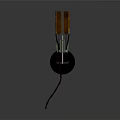 Modern Stylish Headphones With Orange Headband Black Ear Cups And Red Cable