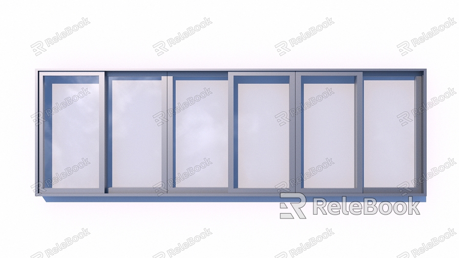 sliding window casement window aluminum alloy window metal window silver gray aluminum alloy window model