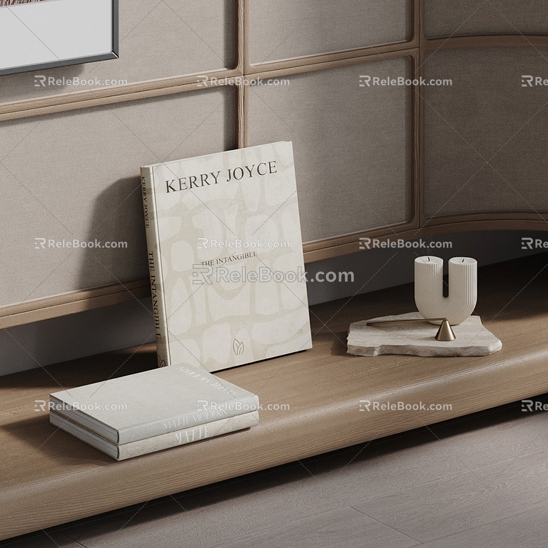 Modern Book Book Ornaments 3d model