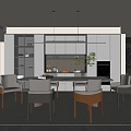 Modern Restaurant 3d model