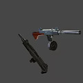 Uzi submachine gun 3d model