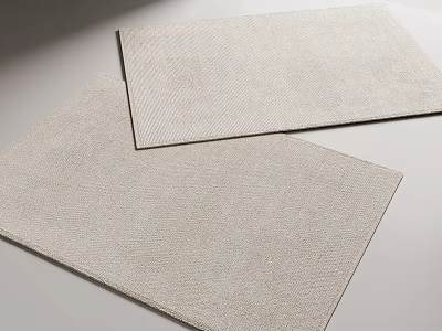 Light Toned Minimalist Square Rugs For Home 3d model