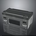 Heavy Duty Equipment Storage Case With Secure Latches And Hard Shell Design