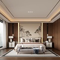 New Chinese bedroom 3d model