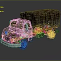 Green Military Cargo Truck with Camouflage Cover and Number 31 on Side Blue Circular Sticker