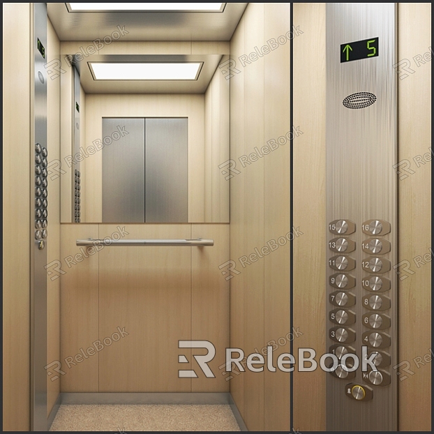 Elevator car model