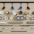 Various Styles Downlights And Spotlights With Colorful Options Track Systems And Mounting Accessories