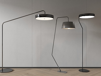 Modern Floor Lamp Fishing Lamp 3d model