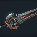 Weapon Sword European Weapon Knife 3d model