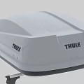 THULE Gray Roof Box For Car Top Storage With Durable Vehicle Design