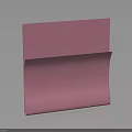 Pink Folded Paper Item with Smooth Surface and Clean Design as Simple Stationery Product