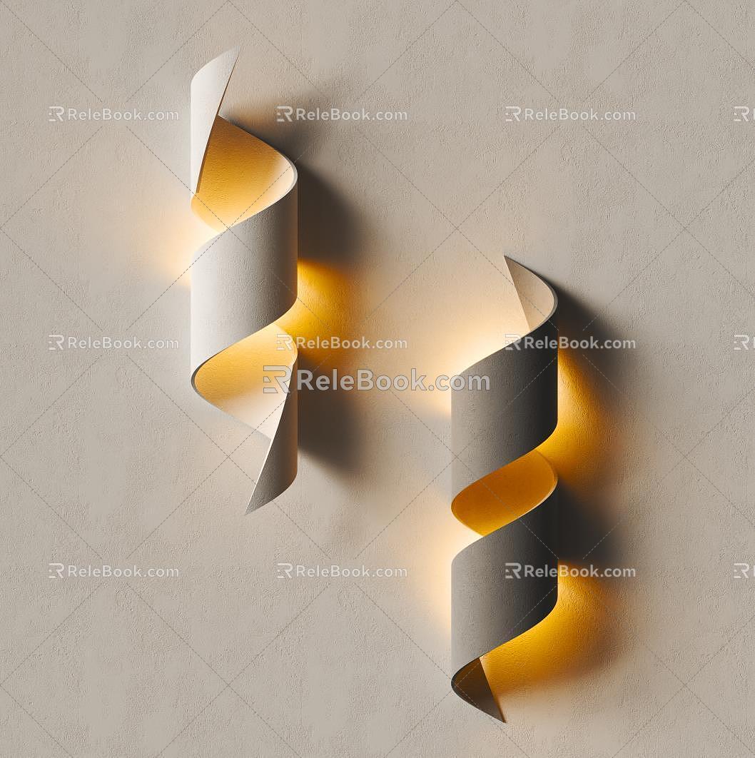 modern wall lamp personalized wall lamp creative wall lamp gypsum wall lamp model