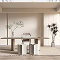 Modern study 3d model