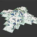 Science Fiction Architecture Future Architecture Science Fiction Hall Exhibition Hall 3d model