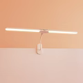 White Modern Wall Light with Long Strip Lights on Orange Wall and Hook Design Base 3d model