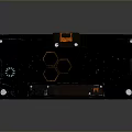 Durable Black Industrial Equipment Featuring Compact Multi Panel Design Green Lines And Orange Indicators 3d model