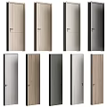 Modern Hinged Doors in Various Styles and Color Options for Home Interior