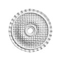 Decorative Round Silver Ceiling Light Plate With Woven Texture And Central Circular Hole