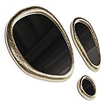 Boca modern decorative mirror mirror decorative mirror dressing mirror basin mirror wall hanging shaped mirror 3d model